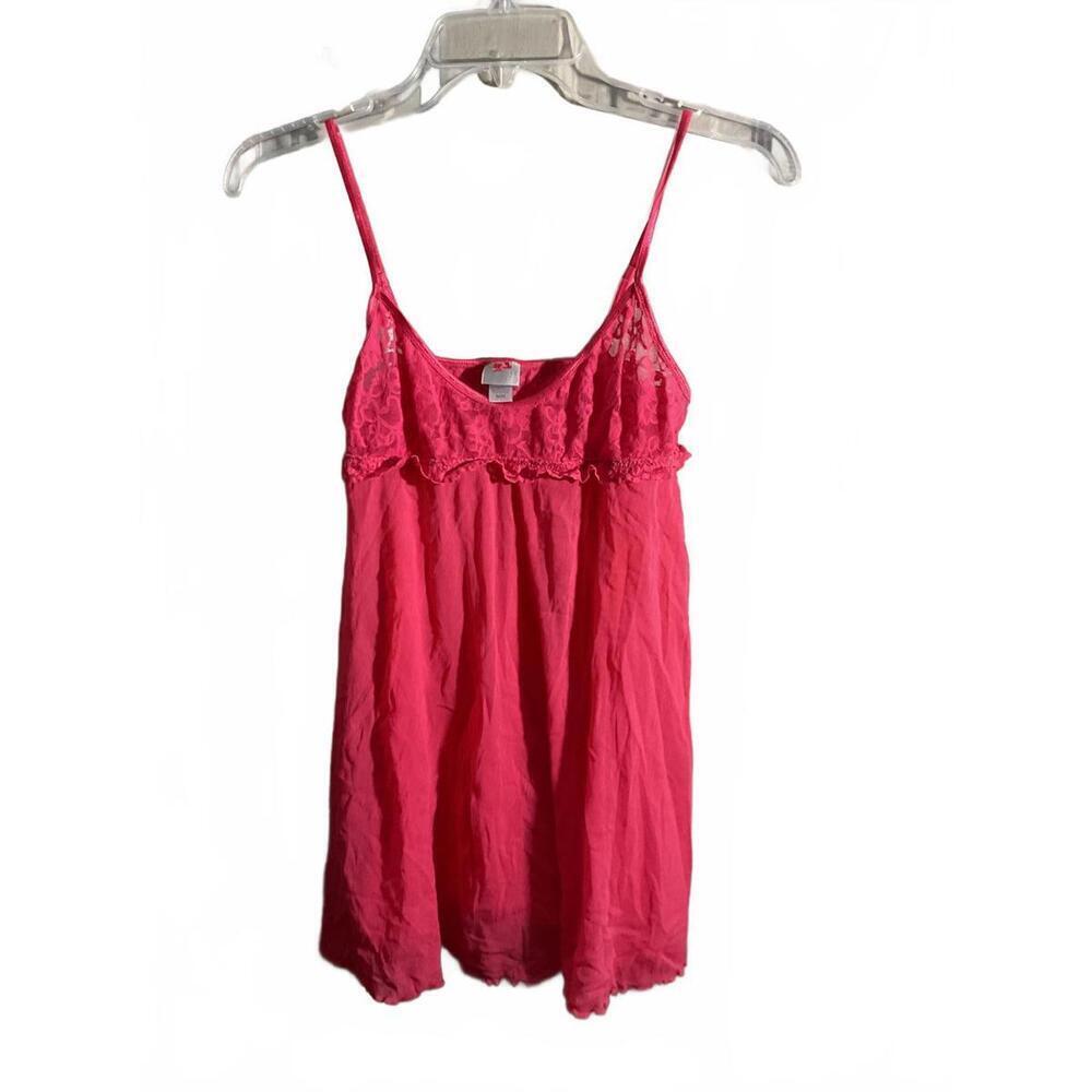 Victoria's Secret Pink Lace Camisole Nightie- Medium